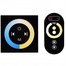 Dimmer Τοίχου με Controller Touch για Ταινία LED CCT 8A 12-24V DC 30-3370